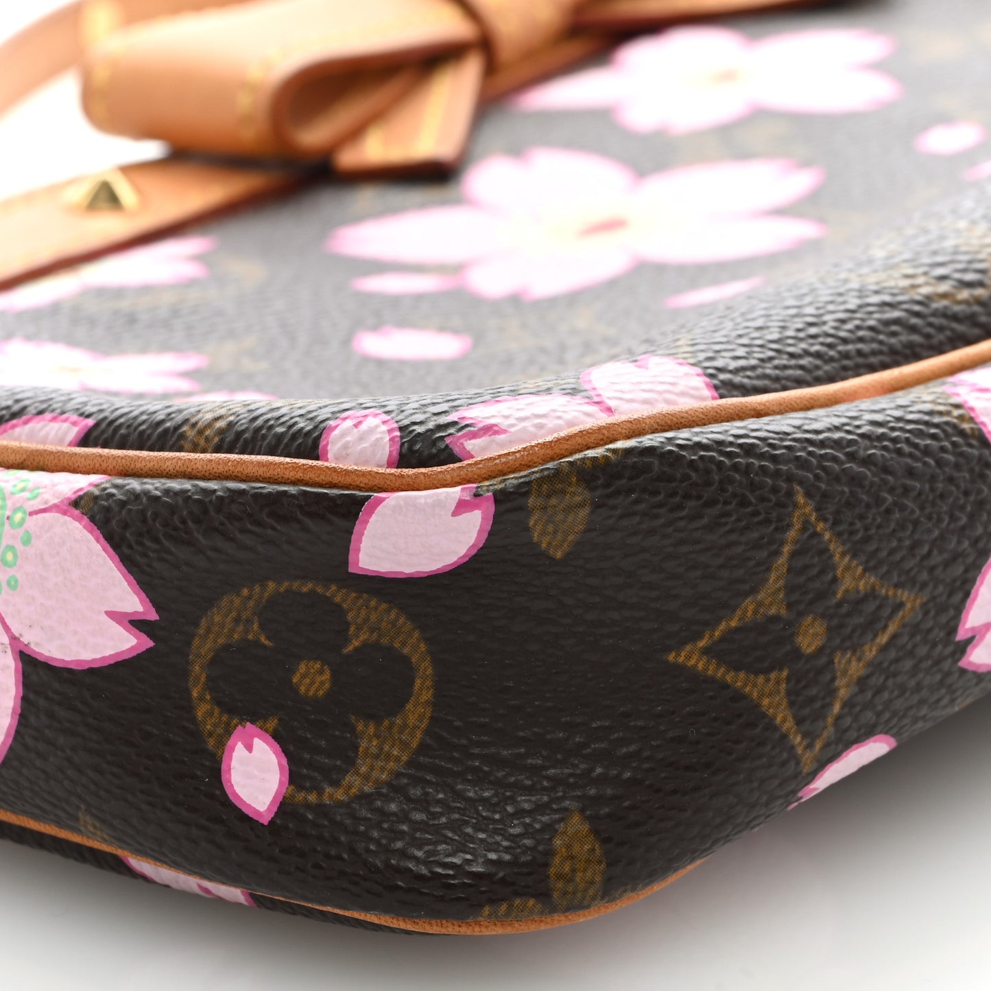 Monogram Cherry Blossom Pochette Accessories Brown