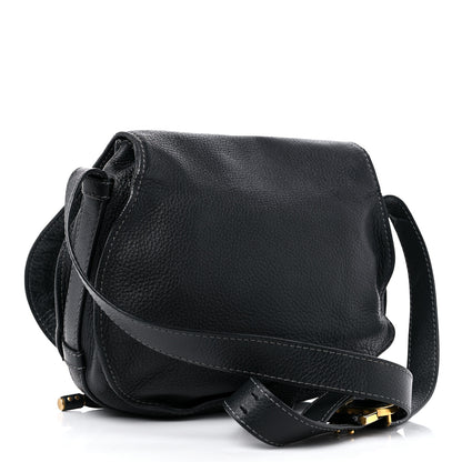 Chloe Calfskin Medium Marcie Round Crossbody Bag Black 3 of 20