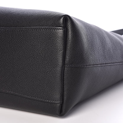Prada Vitello Phenix Embossed Logo Tote Black 10 of 10