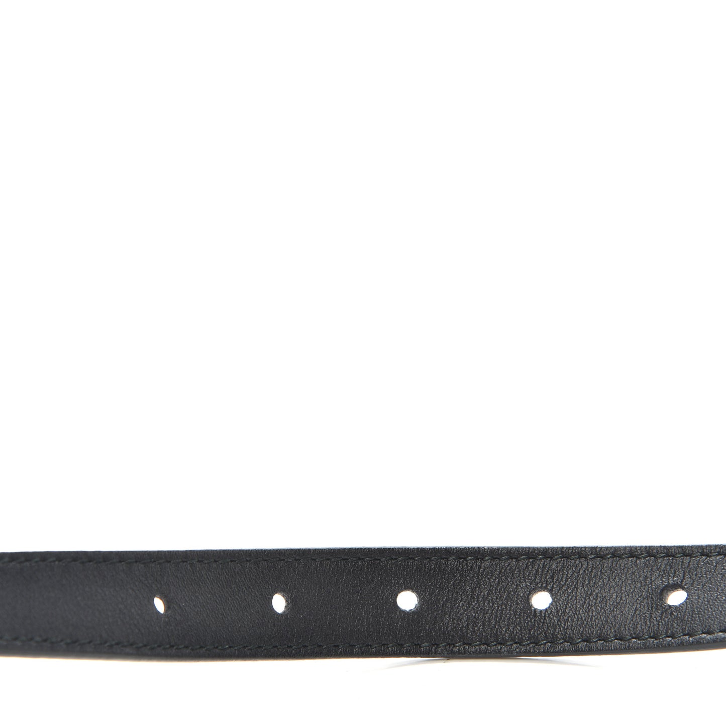 Calfskin Pearl Double G 20mm Belt 85 34 Black Cream