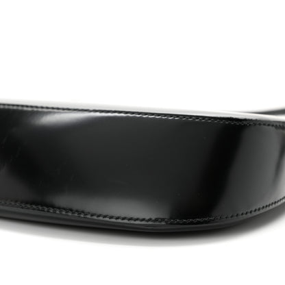 Prada Spazzolato Cleo Shoulder Bag Black 9 of 10