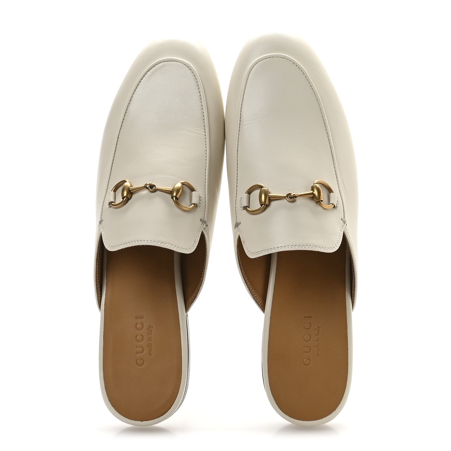 Gucci Malaga Kid Womens Princetown Slippers 37 Mystic White 2 of 9