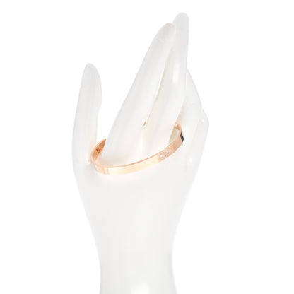 Hermes 18K Rose Gold Diamond PM H D'Ancre Bracelet SH 2 of 5