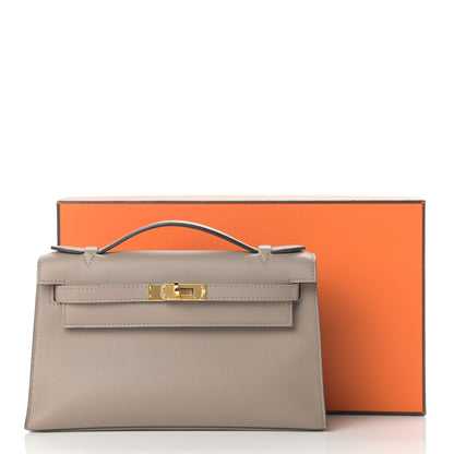 Hermes Swift Kelly Pochette Clutch Gris Asphalte 8 of 8