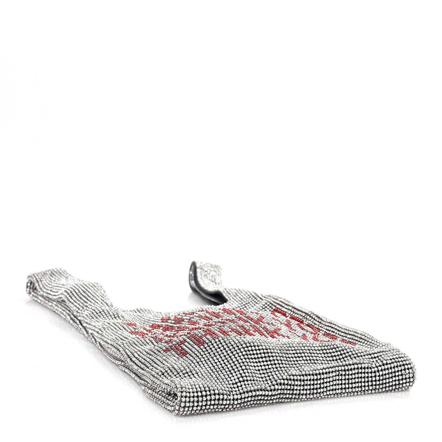 Alexander Wang Crystal Wanglock Mini Shopper Silver 4 of 9