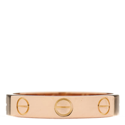 Cartier 18K Pink Gold 3.5mm LOVE Wedding Band Ring 52 6 1 of 4