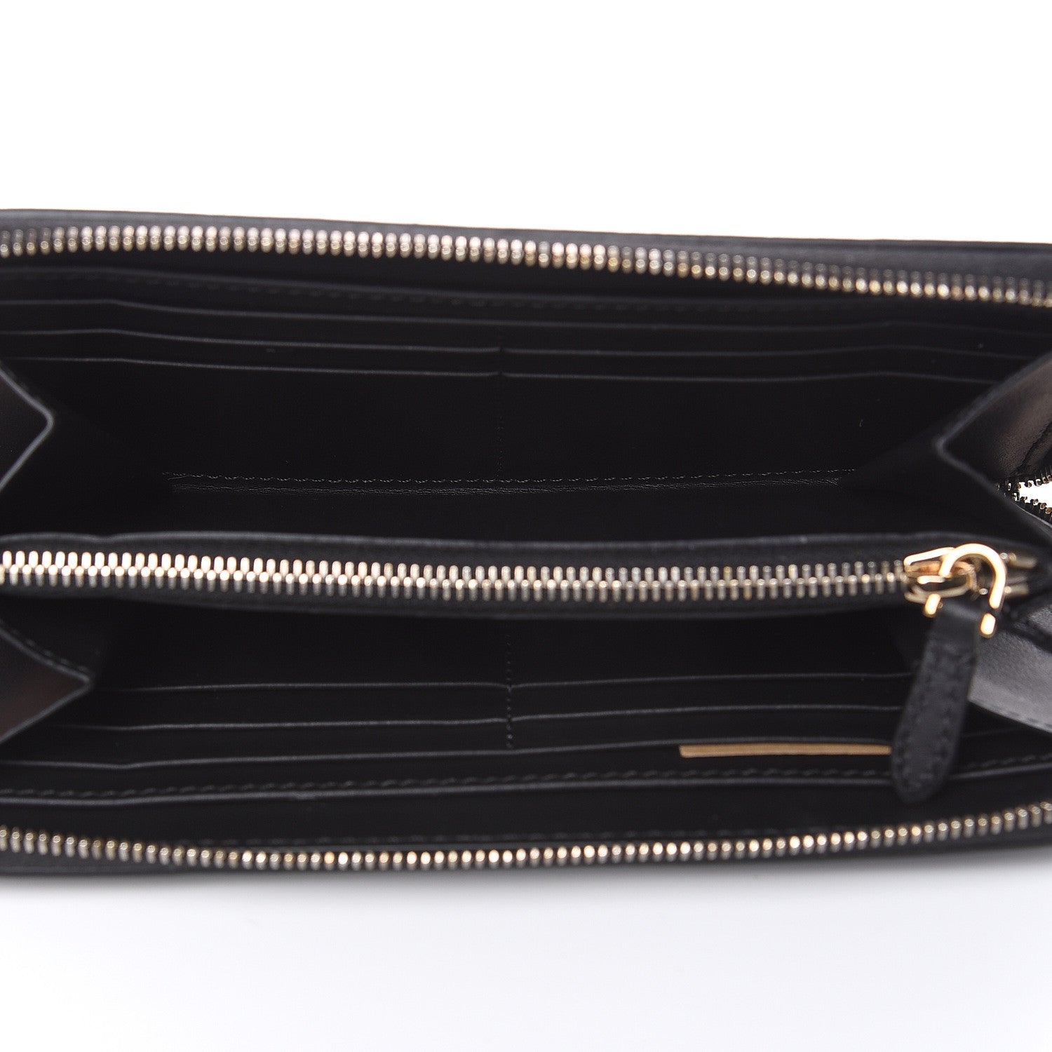 Burberry Soft Grain Calfskin Elmore Zip Around Wallet Black 5 of 8