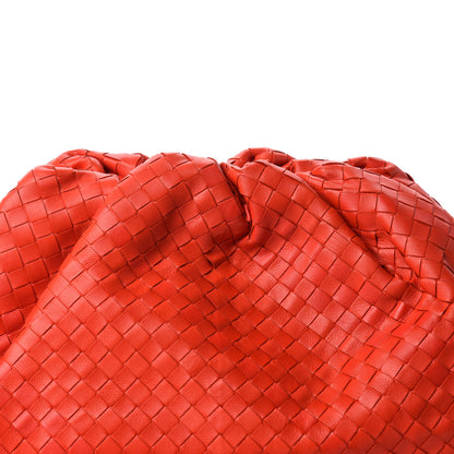 Bottega Veneta Nappa Maxi Intrecciato The Pouch Oversized Clutch Bright Red 11 of 11