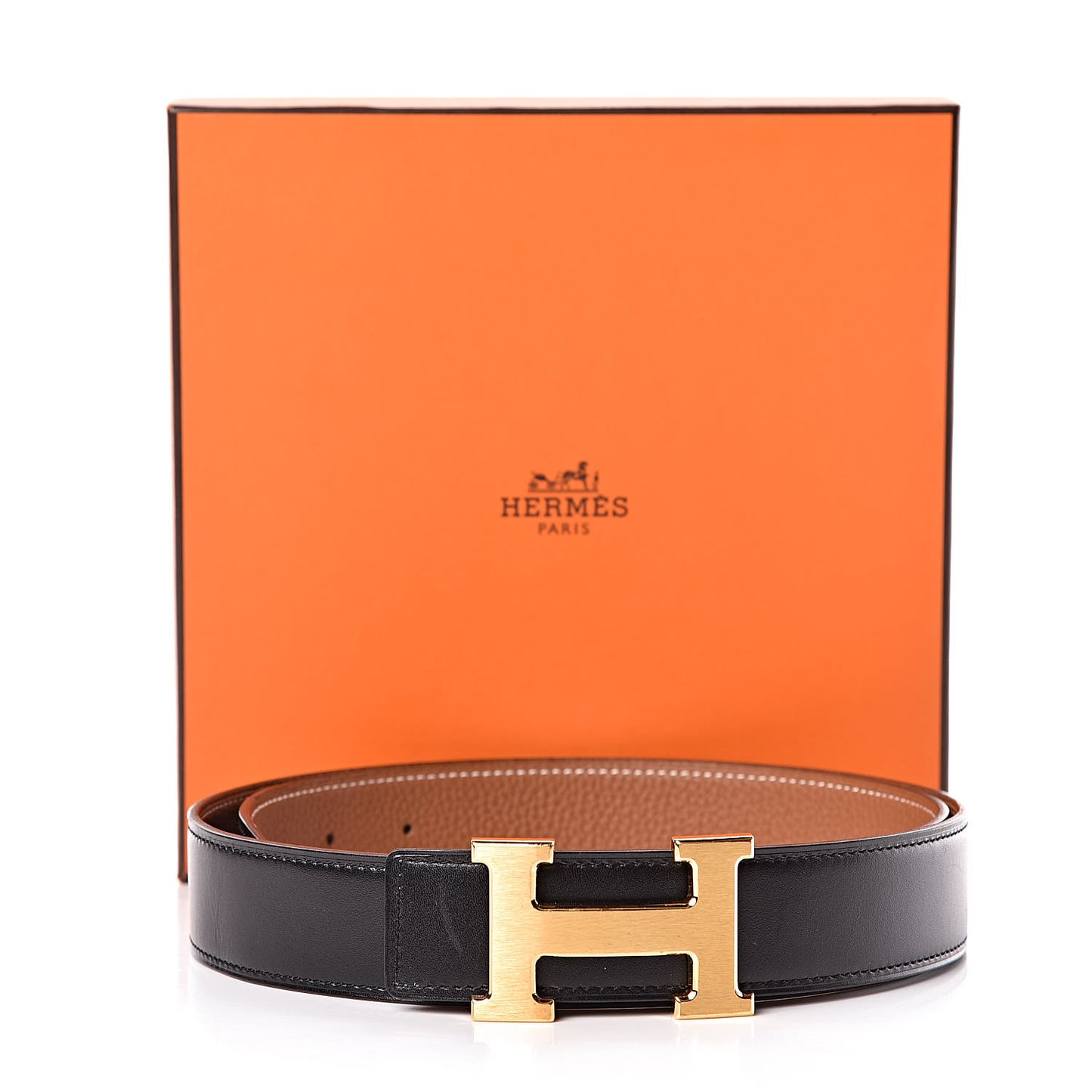 Box Togo 32mm H Belt 90 Black Gold