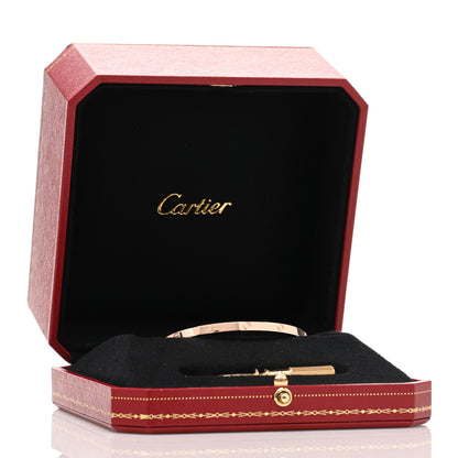 Cartier 18K Pink Gold Small LOVE Bracelet 16 5 of 6