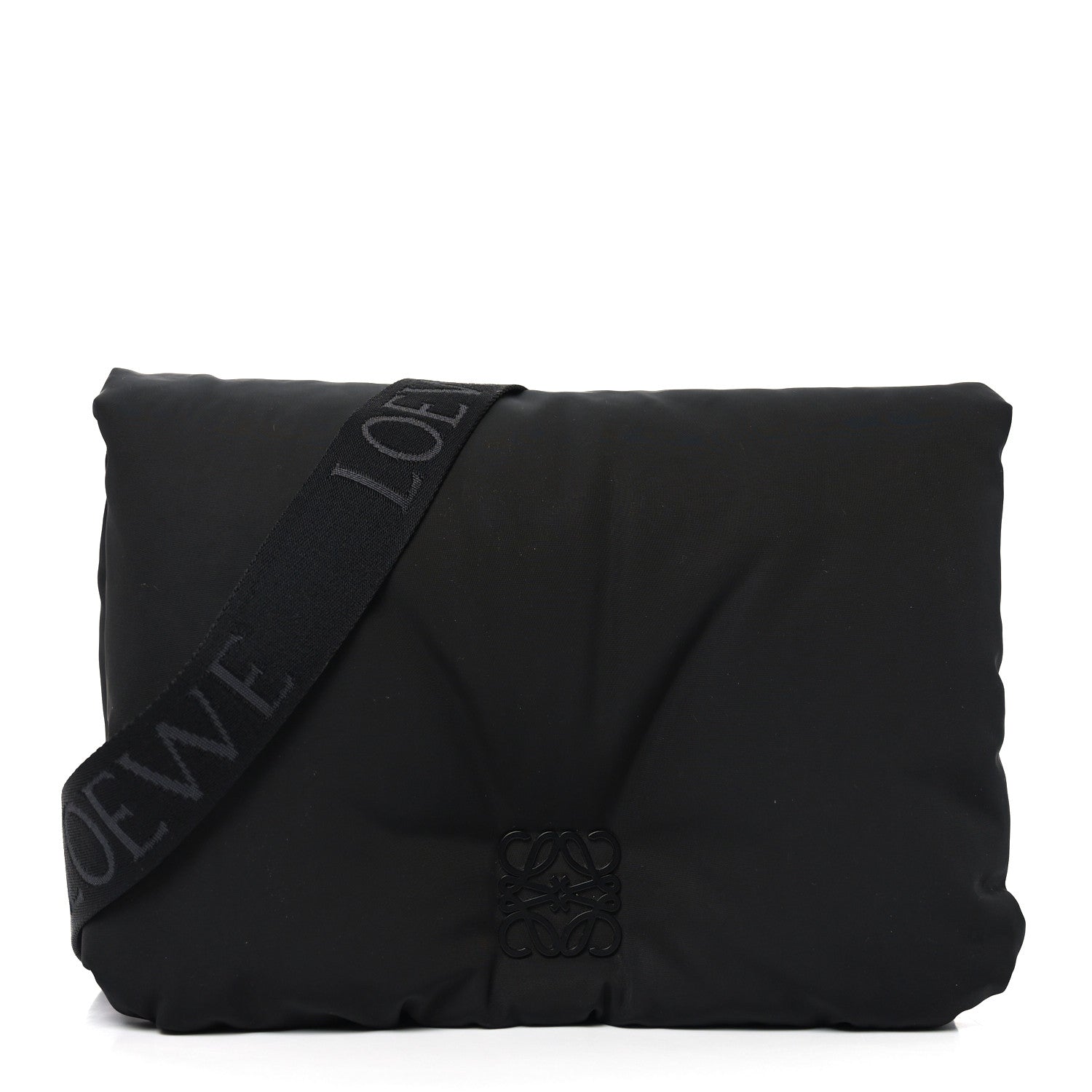 Loewe Nylon Medium Goya Puffer Bag Black 1 of 9
