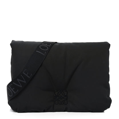 Loewe Nylon Medium Goya Puffer Bag Black 1 of 9