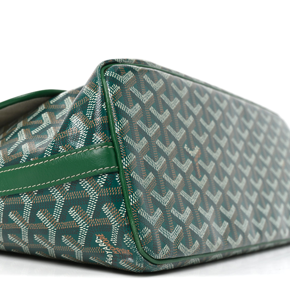 Goyardine Capetien Messenger Bag Green