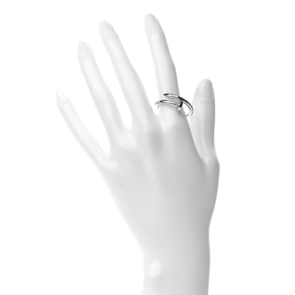 Cartier 18K White Gold Juste Un Clou Ring 62 10 2 of 5