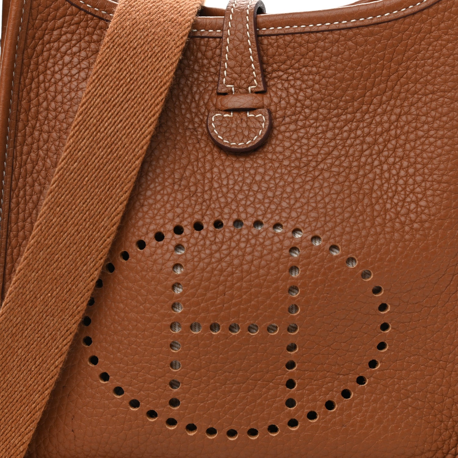 Hermes Taurillon Clemence Evelyne TPM Gold 8 of 11
