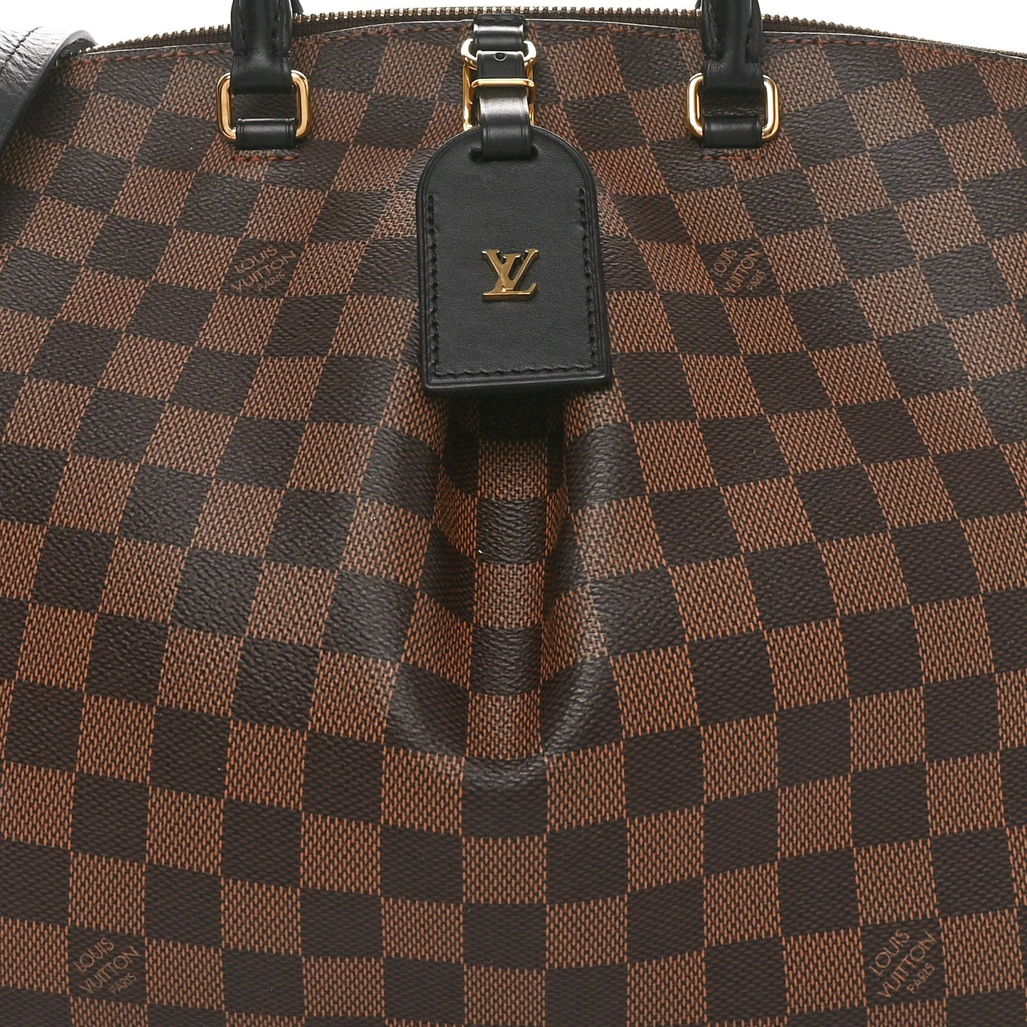 Damier Ebene Odeon Tote MM Black
