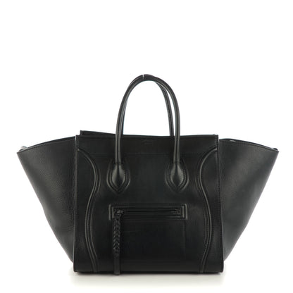 Celine Supple Calfskin Medium Phantom Luggage Black 1 of 7
