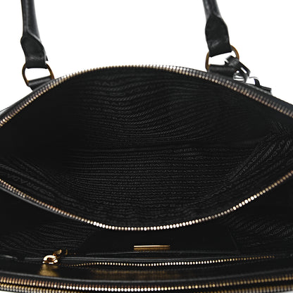 Prada Saffiano Medium Galleria Double Zip Tote Black 6 of 9