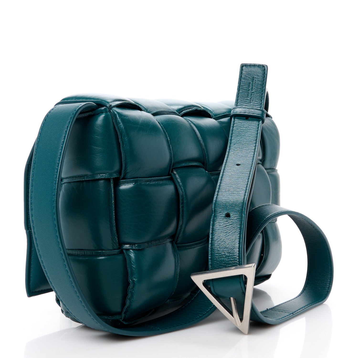 Bottega Veneta Paper Calfskin Maxi Intreccio Padded Cassette Crossbody Bag Ottanio 3 of 15