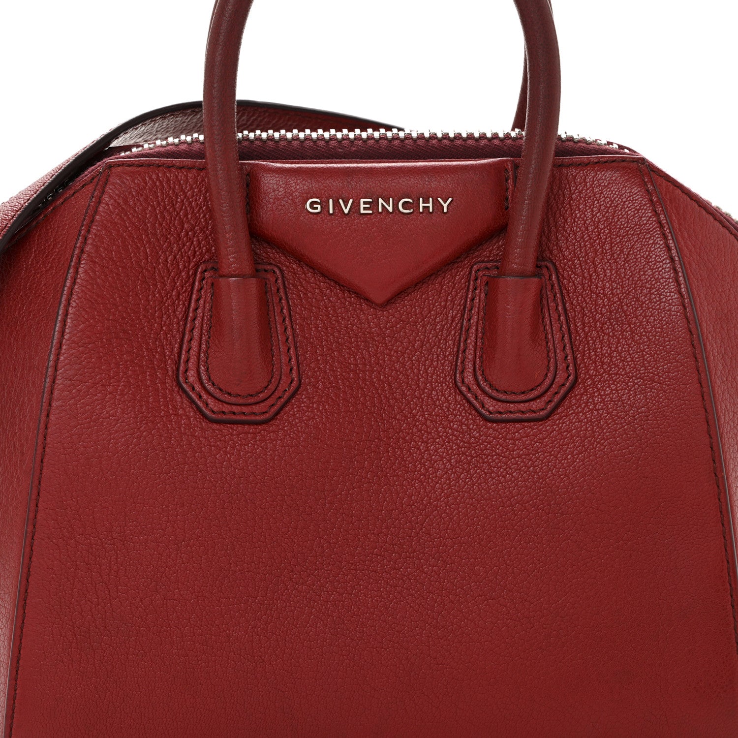 Givenchy Sugar Goatskin Mini Antigona Red 7 of 11