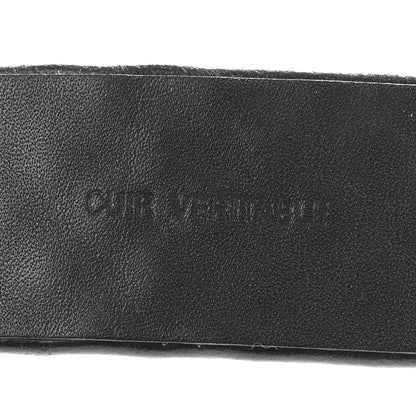 Chanel Lambskin Studded CC Chain Belt 80 32 Black 5 of 7