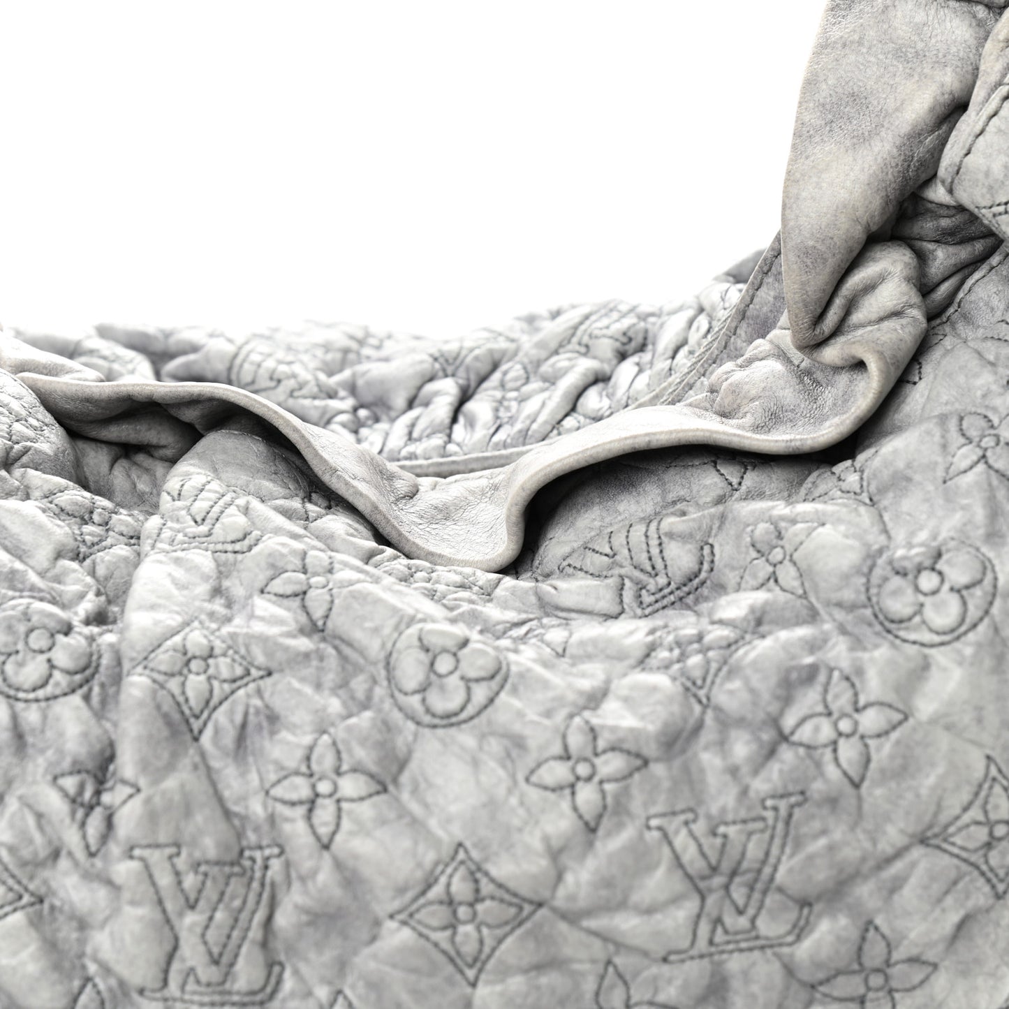 Lambskin Olympe Nimbus GM Gris Perle