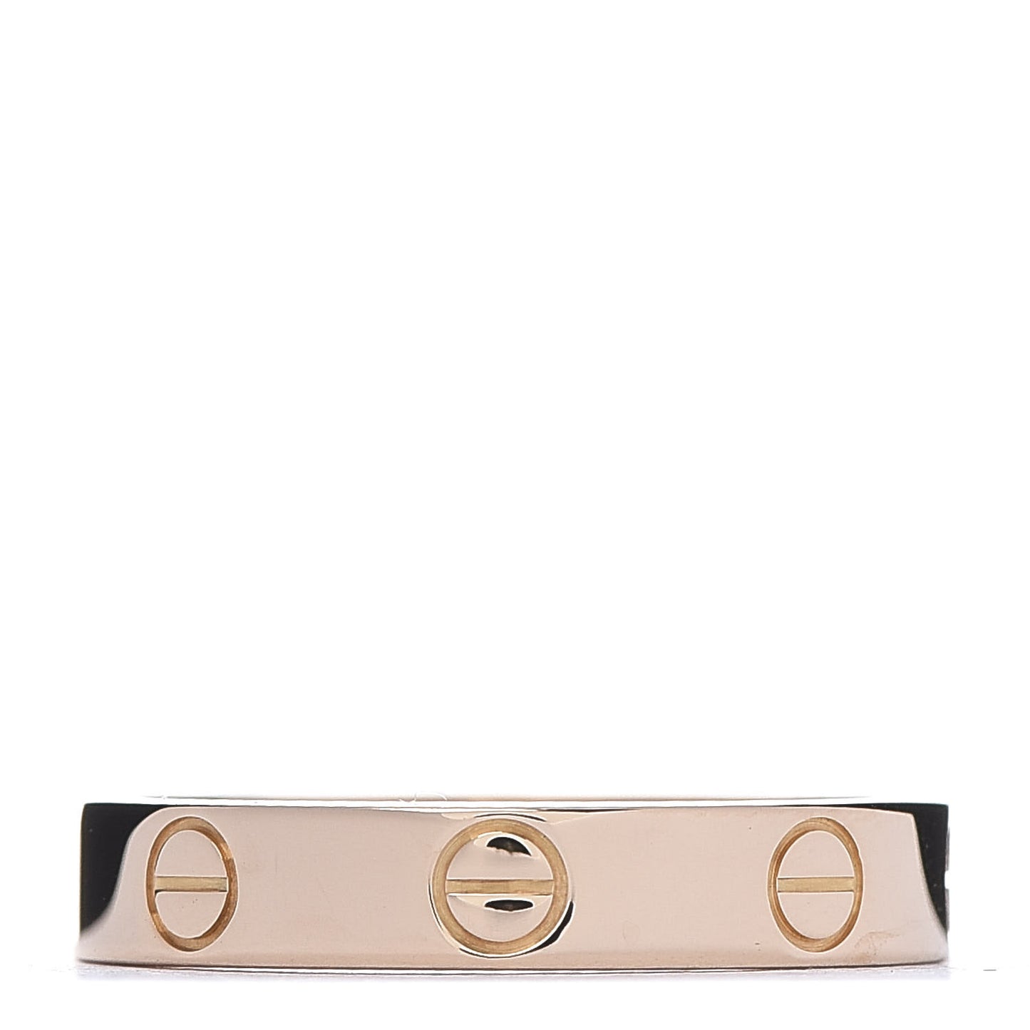 18K Pink Gold 3.5mm LOVE Wedding Band Ring 52 6