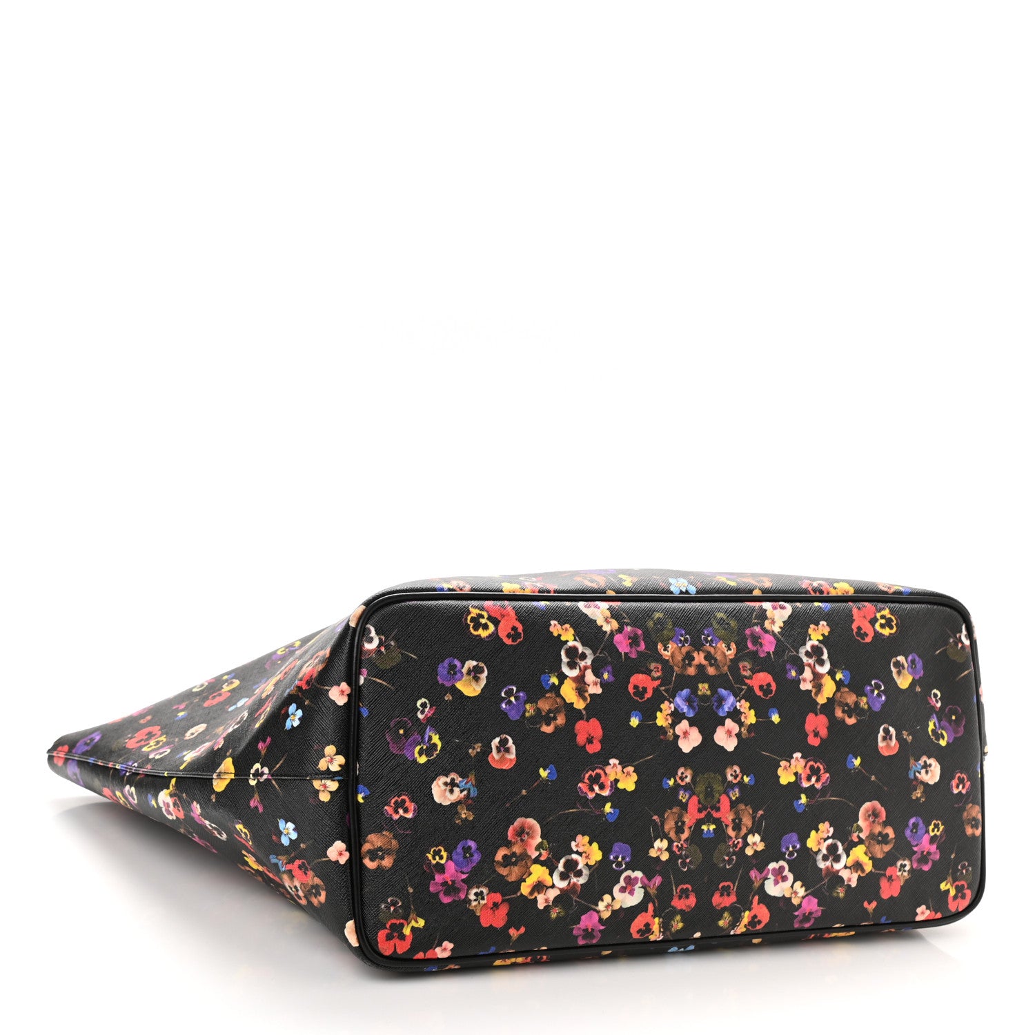 Givenchy Textured Coated Canvas Floral Print Large Antigona Tote Black Multicolor 4 of 8