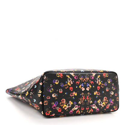 Givenchy Textured Coated Canvas Floral Print Large Antigona Tote Black Multicolor 4 of 8