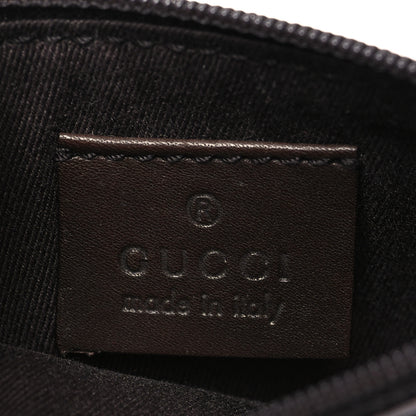 Gucci Denim Monogram Calfskin Tote Dark Brown 7 of 12