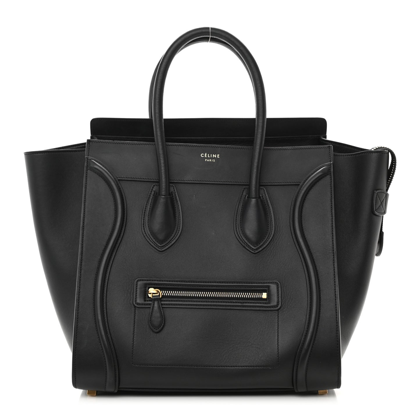 Smooth Calfskin Mini Luggage Black