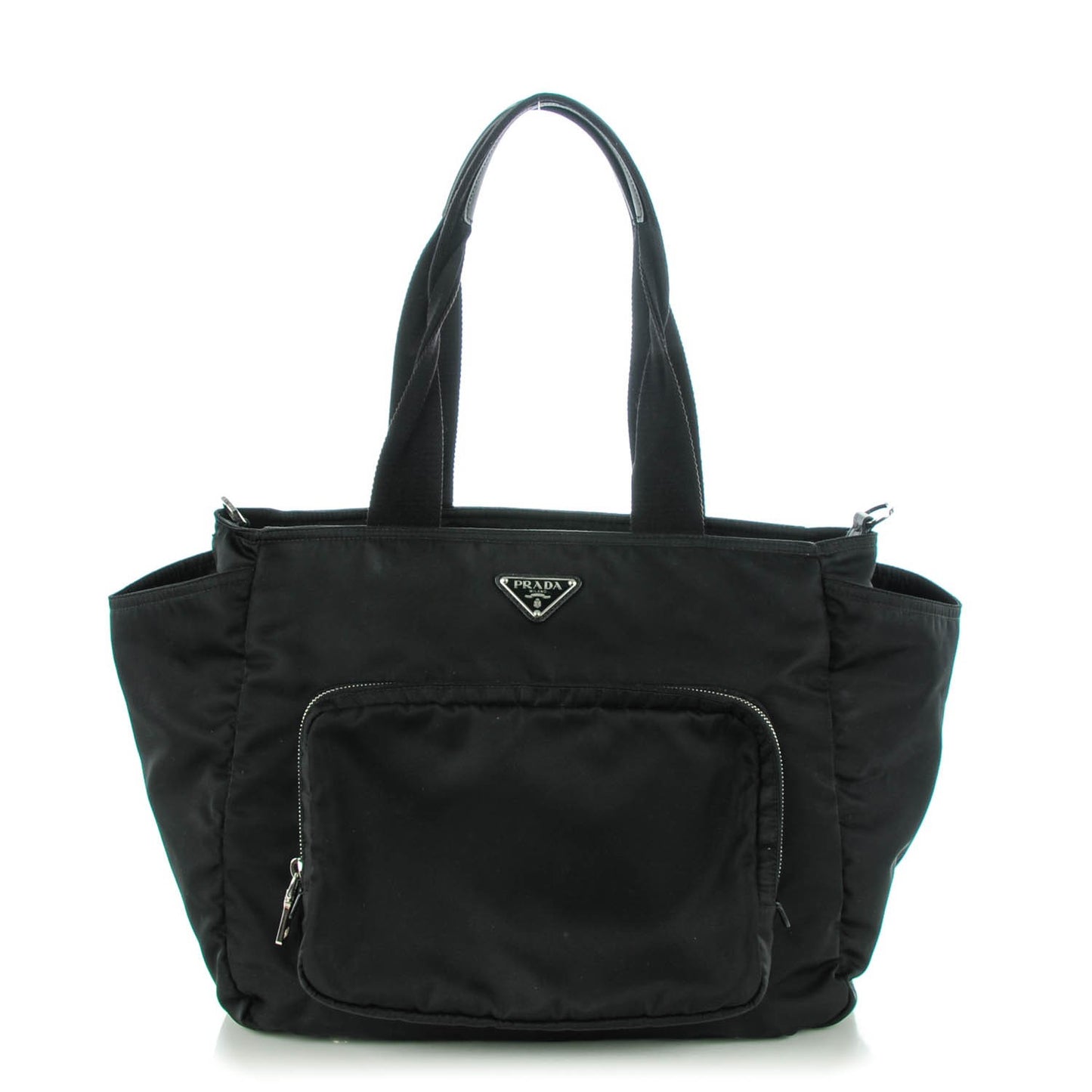 Tessuto Nylon Diaper Bag Black