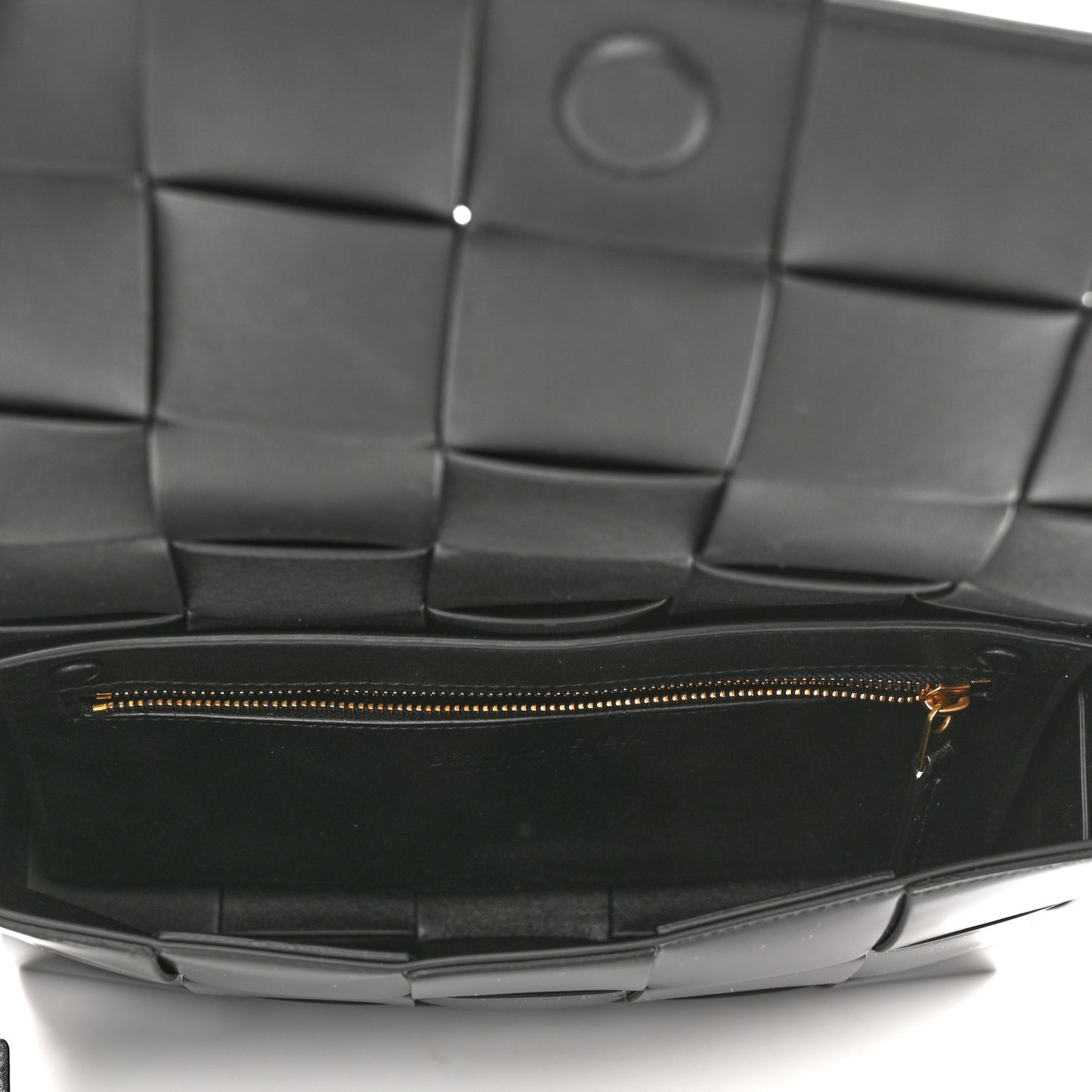 Spazzolato Maxi Intrecciato Cassette Crossbody Bag Black