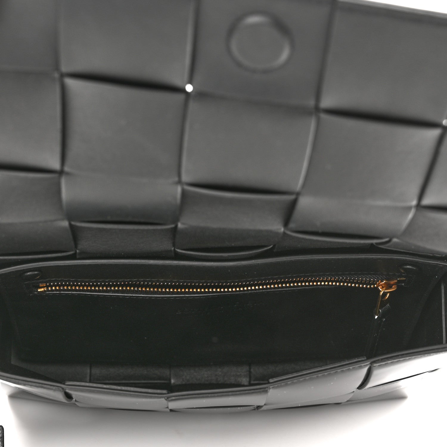Bottega Veneta Spazzolato Maxi Intrecciato Cassette Crossbody Bag Black 5 of 9