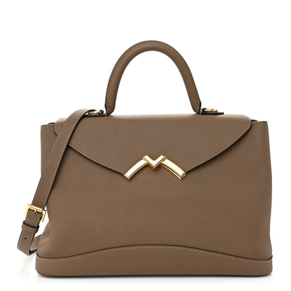 Moynat Taurillon Blush Calfskin Gabby MM Taupe 1 of 9