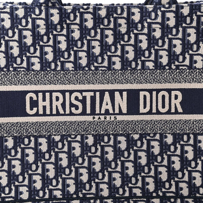 Christian Dior Oblique Medium Book Tote Blue Multicolor 10 of 11