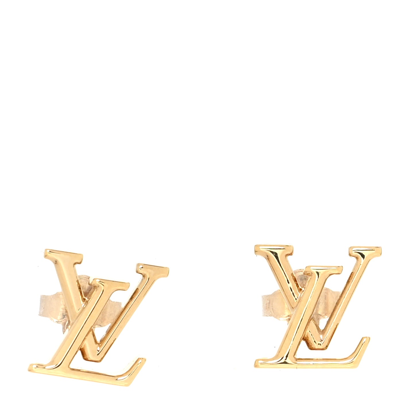 Metal LV Iconic Earrings Gold