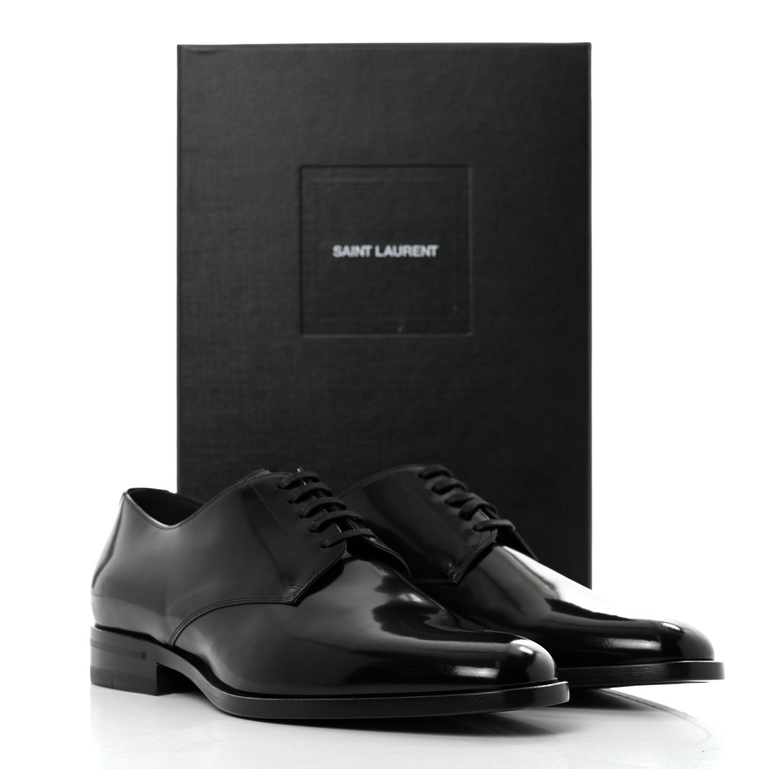 Saint Laurent Patent Calfskin Montaigne 25 Uniform 39.5 Black 9 of 9