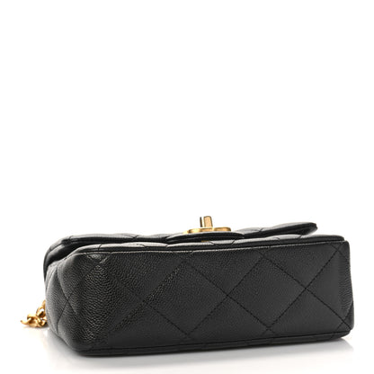 Chanel Caviar Quilted Mini Sweetheart Flap Black 4 of 10
