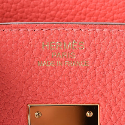 Hermes Togo Birkin 35 Rose Jaipur 16 of 36