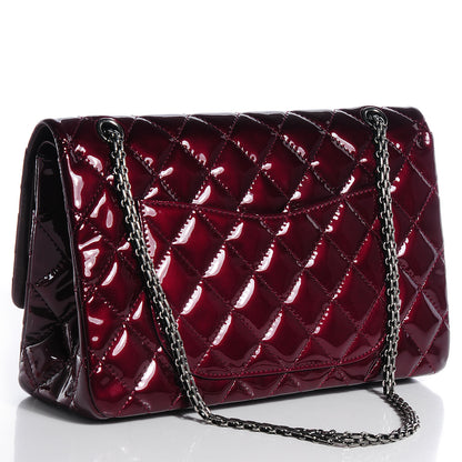 Chanel Patent 2.55 Reissue 227 Flap Bordeaux 3 of 8