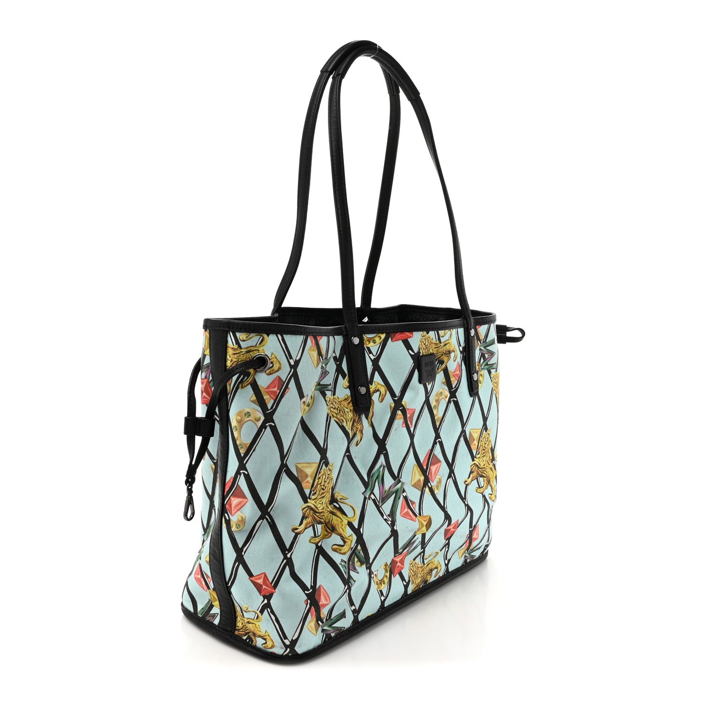 Visetos Medium Project Reversible Shopper Tote Black