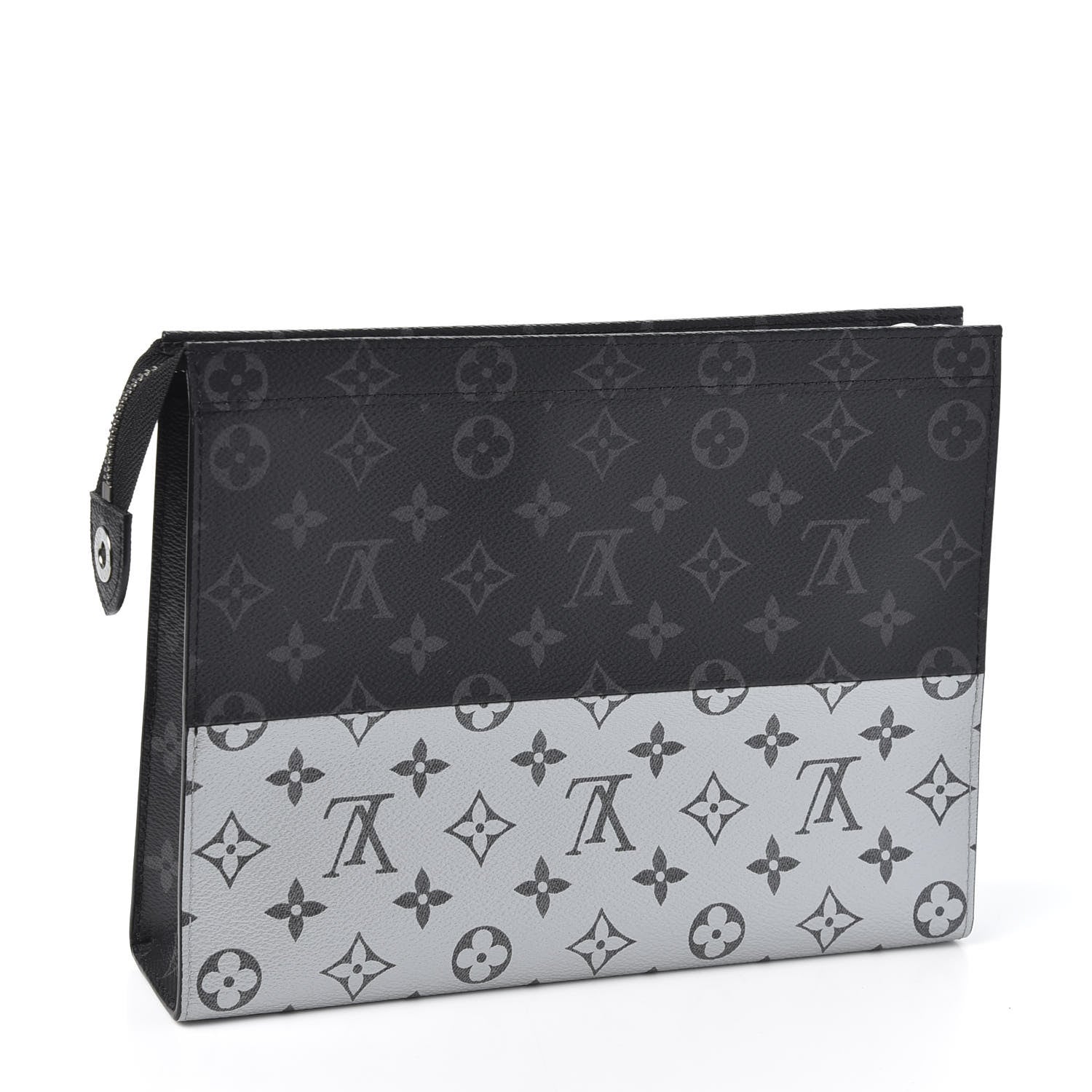 Louis Vuitton Monogram Eclipse Split Pochette Voyage MM 2 of 8