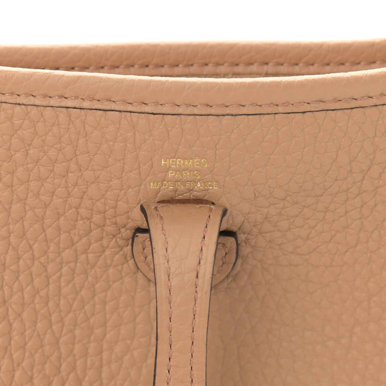 Hermes Taurillon Clemence Amazone Evelyne TPM Chai 6 of 11