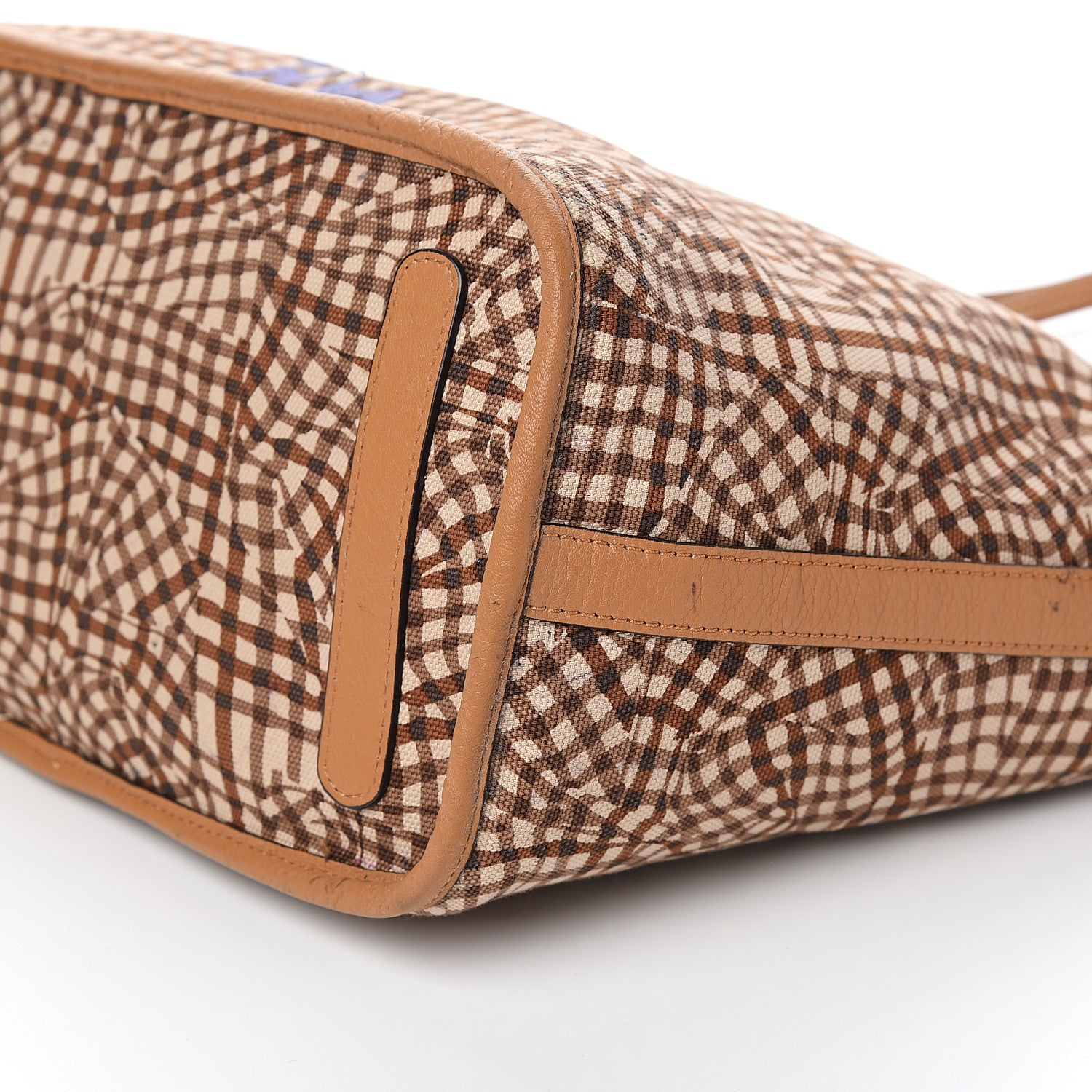 MCM Visetos Medium Liz Reversible Shopper Tote Cognac 13 of 15