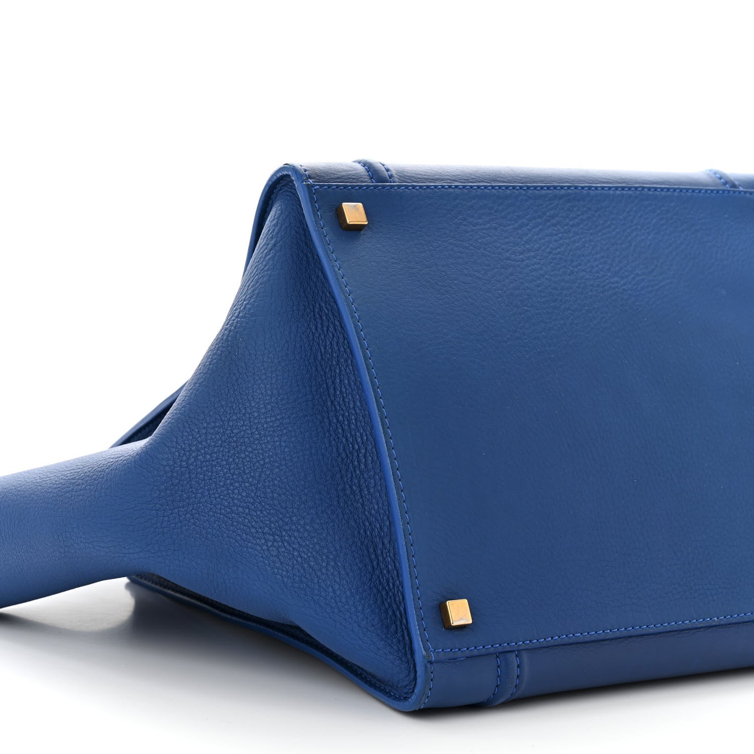 Celine Supple Calfskin Medium Phantom Luggage Royal Blue 10 of 18