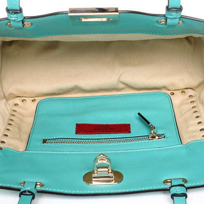 Valentino Garavani Vitello Small Rockstud Tote Colibri 5 of 6