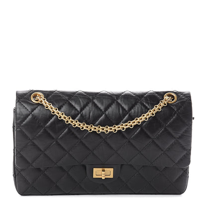 Chanel Aged Calfskin Quilted 2.55 Reissue 226 Flap Black 1 of 9