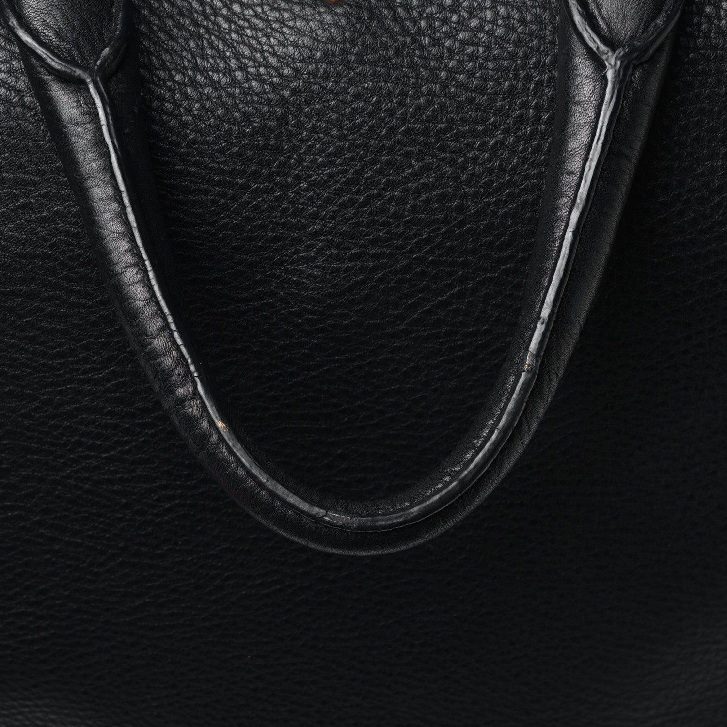 Prada Vitello Daino Shopping Tote Black 5 of 8
