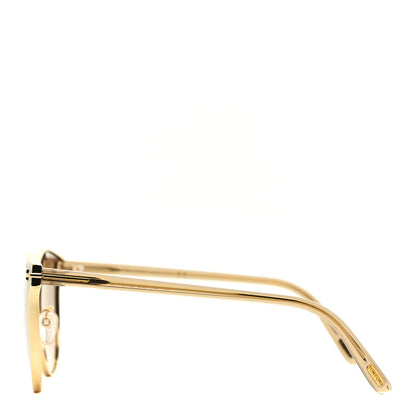 Tom Ford Cat Eye Sunglasses TF718 K Gold 3 of 8